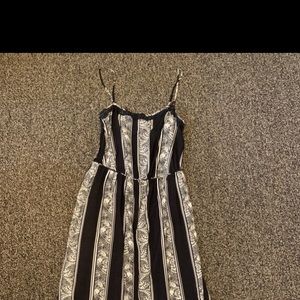Black and white summer dress